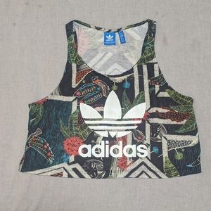 Cropped Tank Top Size L Adidas